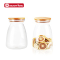 Honey Glass Jar storage with Cork Lid